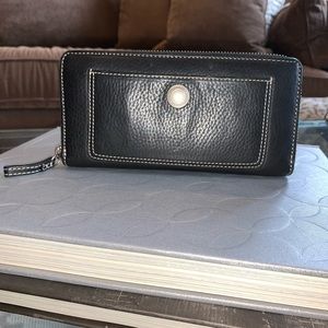 Coach Leather Full-Sized Wallet